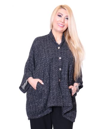 DANIELLE KNITTED-Black Sparkly 